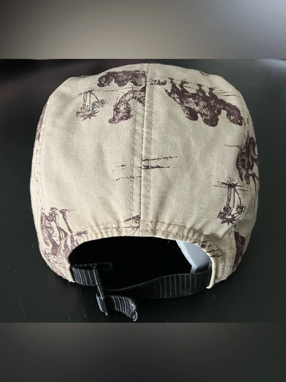Supreme SS12 Camels Camp Cap Hat Desert Sand Tan RARE 2012 USA Panel Grail Camel - Picture 6 of 11